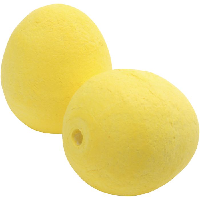 Uova, misura 40x50 mm, giallo, 50 pz/ 1 conf.