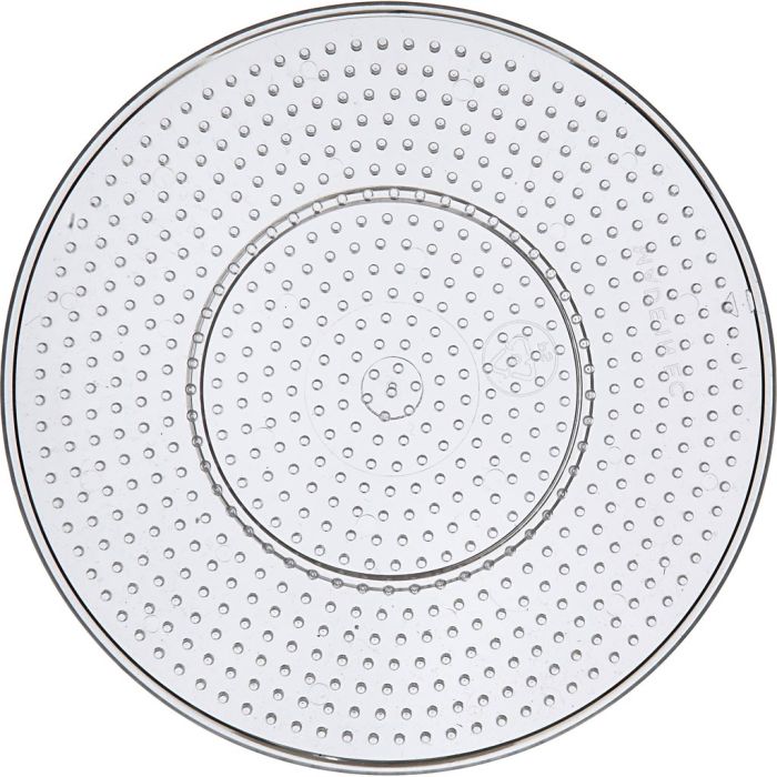 Pannello a pioli, grande rotondo, misura 15 cm, medium, transparent, 1 pz