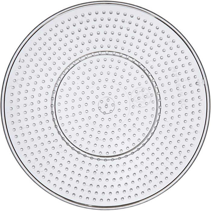 Pannello a pioli, grande rotondo, diam 15 cm, medium, trasparente, 1 pz