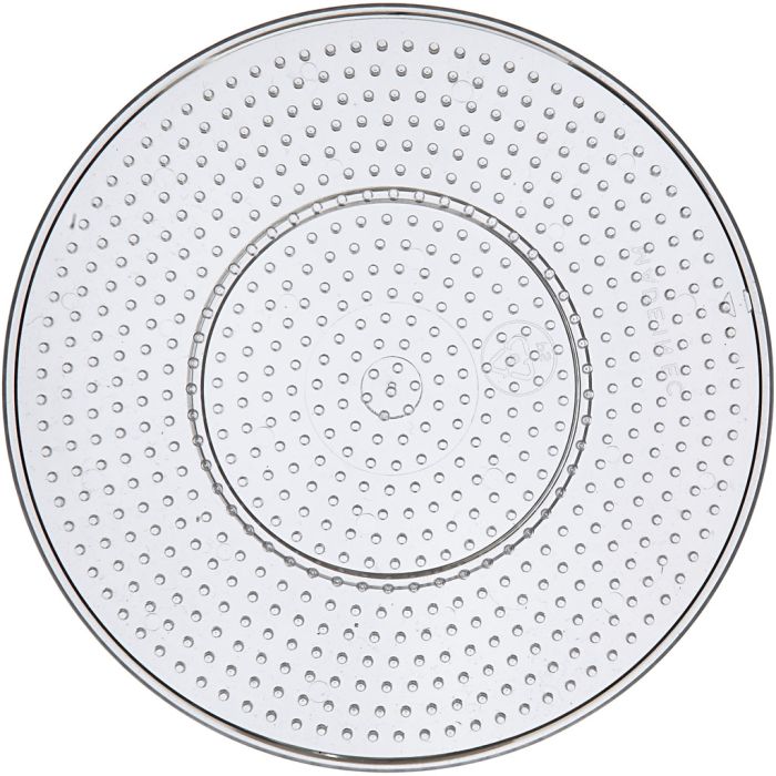 Pannello a pioli, grande rotondo, diam 15 cm, medium, trasparente, 10 pz/ 1 conf.
