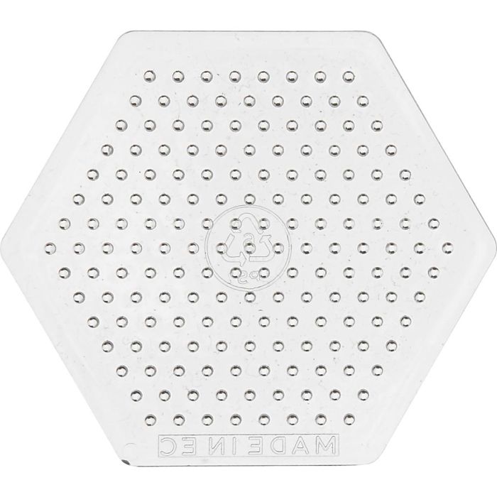 Pannello a pioli, esagono piccolo, misura 7 cm, medium, transparent, 1 pz
