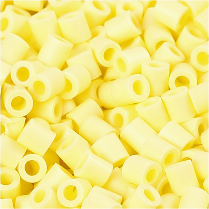 PhotoPearls, misura 5x5 mm, misura buco 2,5 mm, medium, giallo chiaro (21), 1100 pz/ 1 conf.