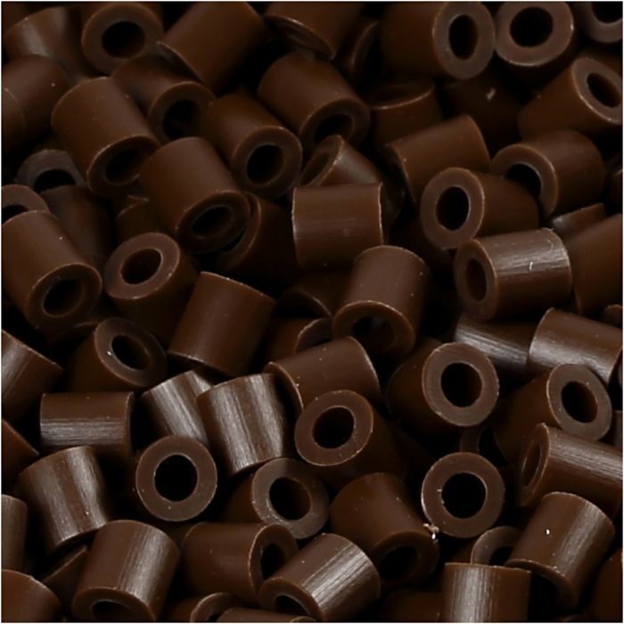 PhotoPearls, misura 5x5 mm, misura buco 2,5 mm, medium, marrone scuro (2), 6000 pz/ 1 conf.