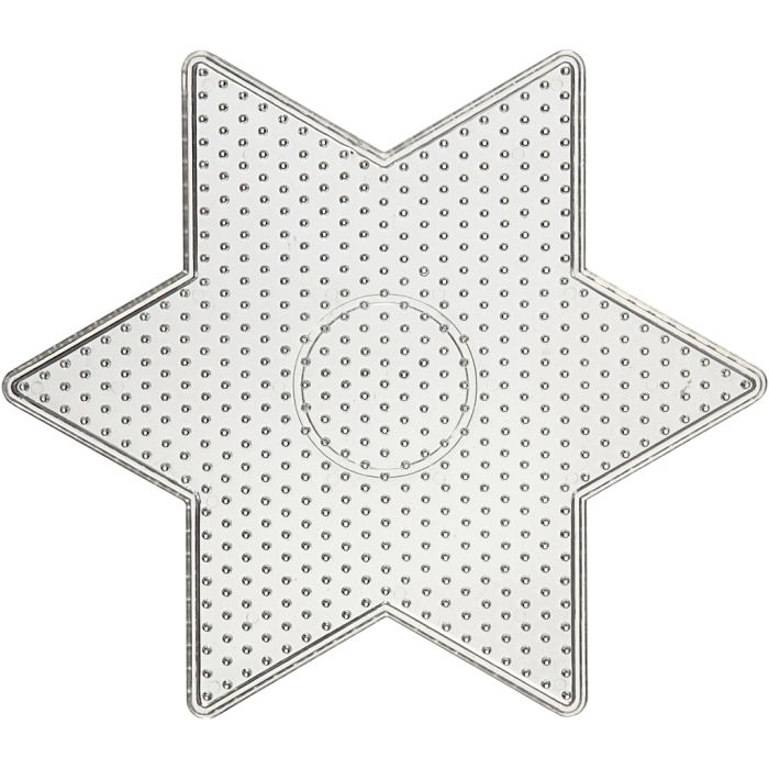 Pannello a pioli, misura 15x15 cm, medium, trasparente, 1 pz