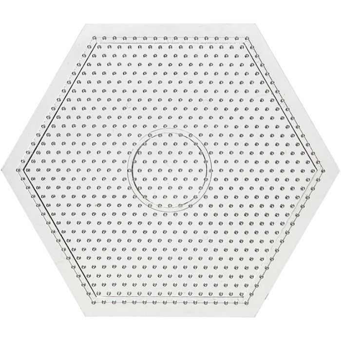 Pannello a pioli, esagono grande, misura 15x15 cm, medium, 10 pz/ 1 conf.