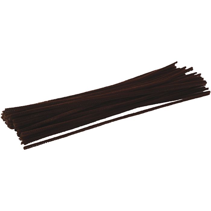 Ciniglia, L: 30 cm, spess. 4 mm, marrone, 50 pz/ 1 conf.