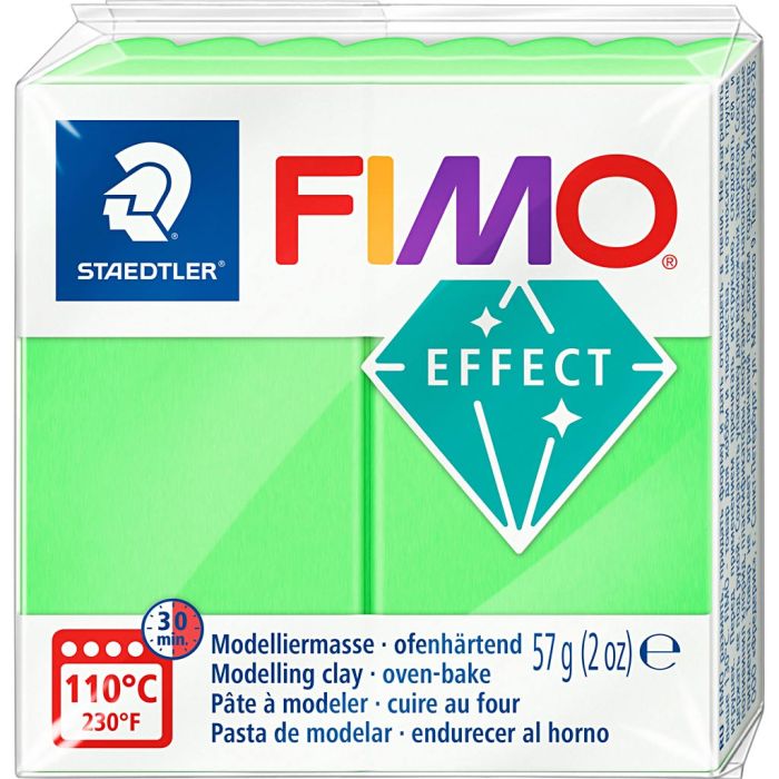FIMO effect, verde neon, 57 g/ 1 conf.