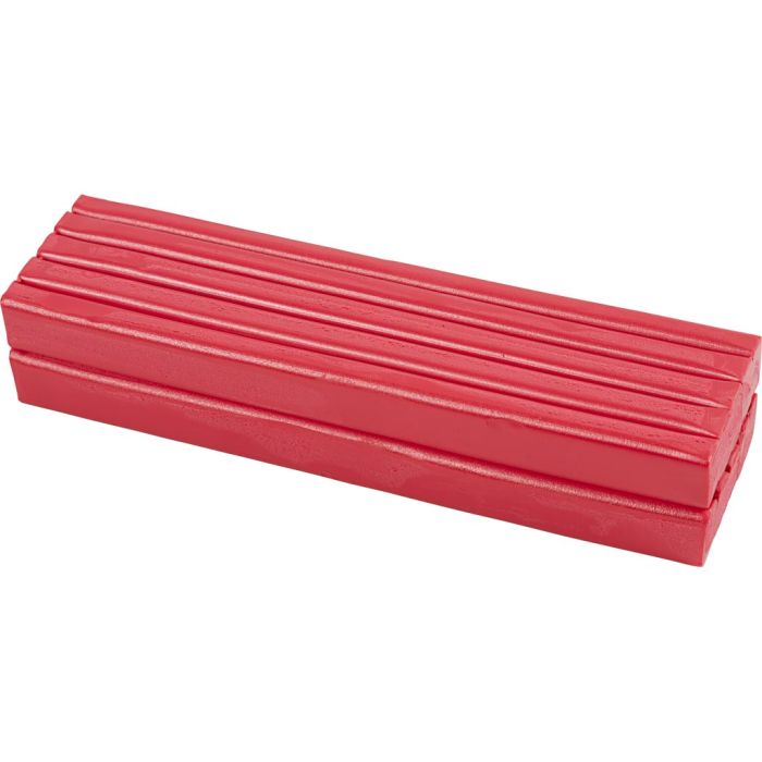 Pasta Modellabile, misura 13x6x4 cm, rosso, 500 g/ 1 conf.