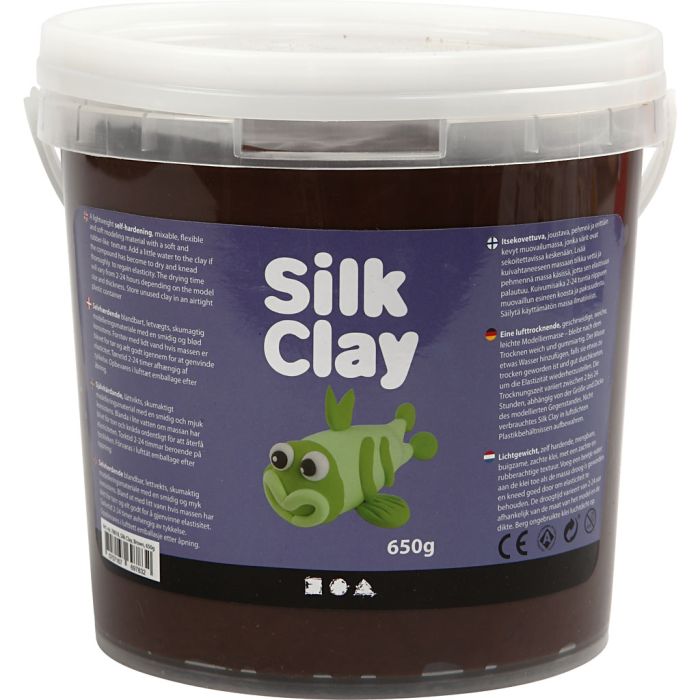 Silk Clay®, marrone, 650 g/ 1 secch.