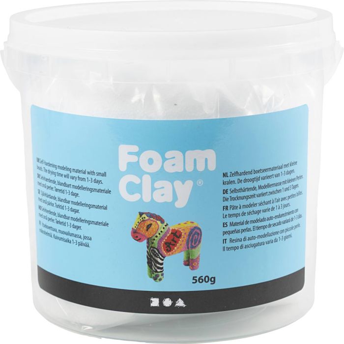 Foam Clay® , bianco, 560 g/ 1 secch.
