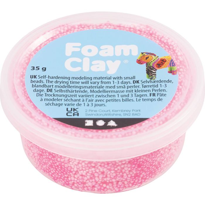 Foam Clay® , rosa, 35 g/ 1 vasch.