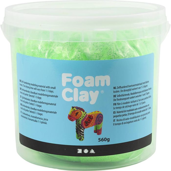 Foam Clay® , verde, 560 g/ 1 secch.