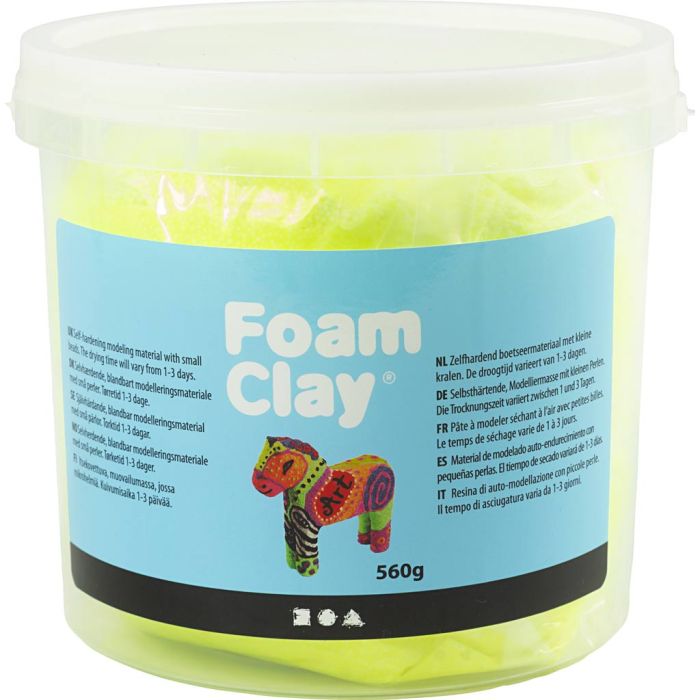 Foam Clay® , giallo chiaro, 560 g/ 1 secch.