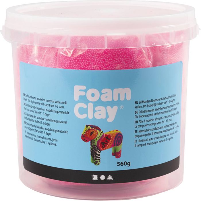 Foam Clay® , rosa, 560 g/ 1 secch.