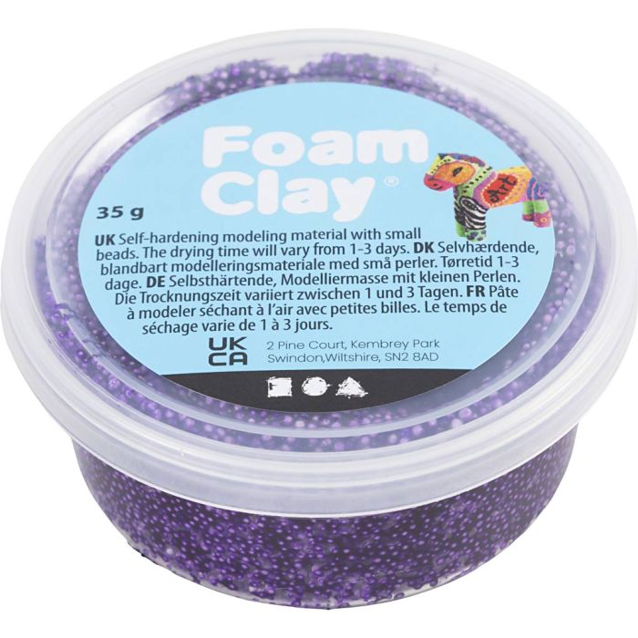Foam Clay® , viola, 35 g/ 1 vasch.