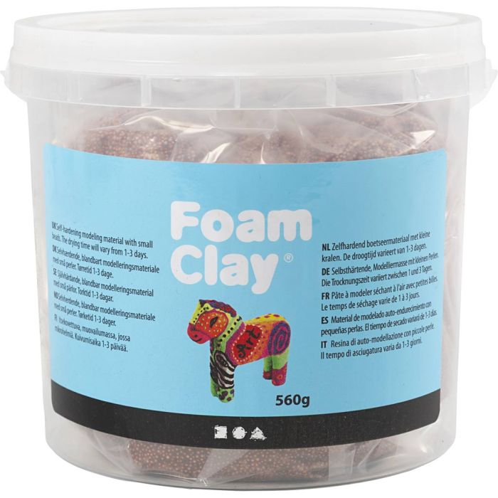 Foam Clay® , marrone, 560 g/ 1 secch.