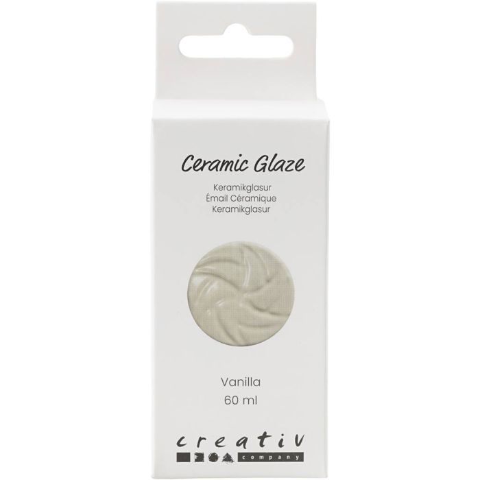 Smalto per Ceramica, 984-1101 °C, opaca, vanilla, 60 ml/ 1 vasch.