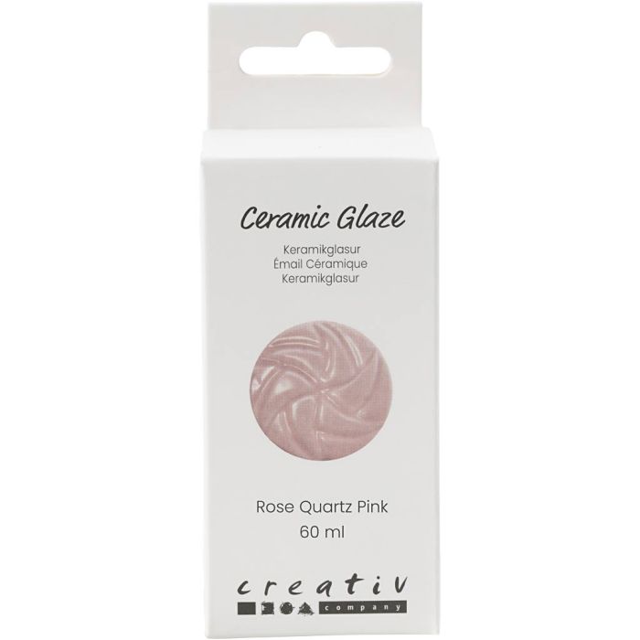 Smalto per Ceramica, 984-1101 °C, opaca, Rose, 60 ml/ 1 vasch.