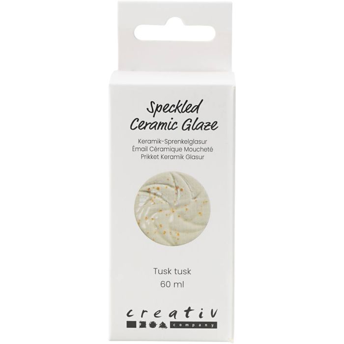 Smalto per Ceramica Punteggiato, 999-1060 °C, opaca, Tusk Tusk, 60 ml/ 1 vasch.