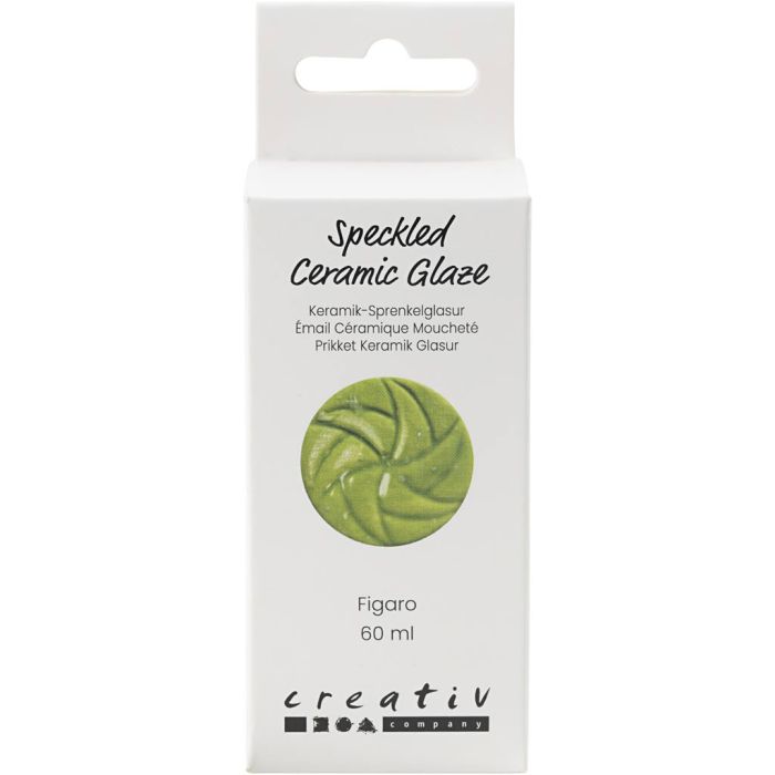 Smalto per Ceramica Punteggiato, 999-1060 °C, opaca, Figaro, 60 ml/ 1 vasch.
