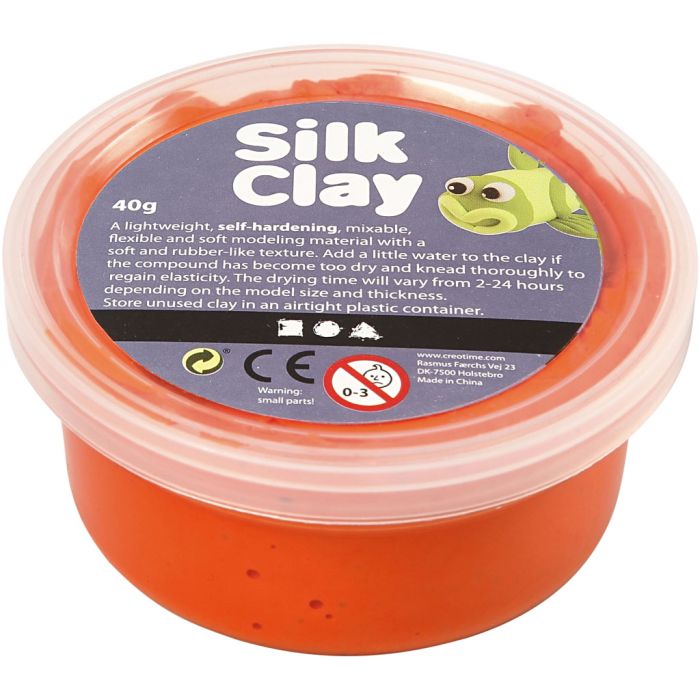 Silk Clay®, arancio, 40 g/ 1 vasch.