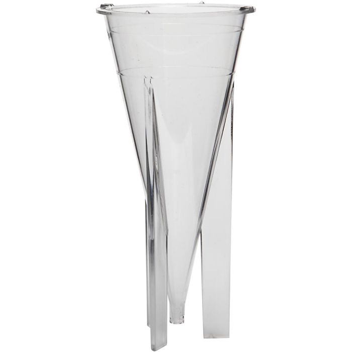 Stampo per candela, cono, misura 140x65 mm, 1 pz