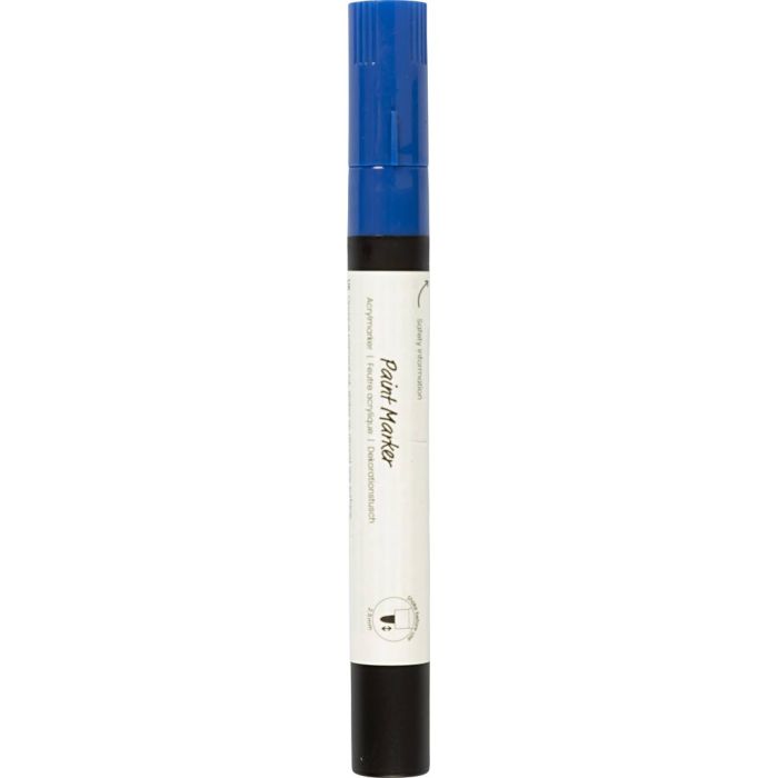 Pennarello decorativo, ampiezza tratto 2,5 mm, blu, 1 pz