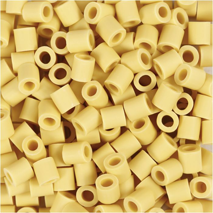 Perline NABBI BioBeads, misura 5x5 mm, misura buco 2,5 mm, medium, giallo, 3000 pz/ 1 conf.