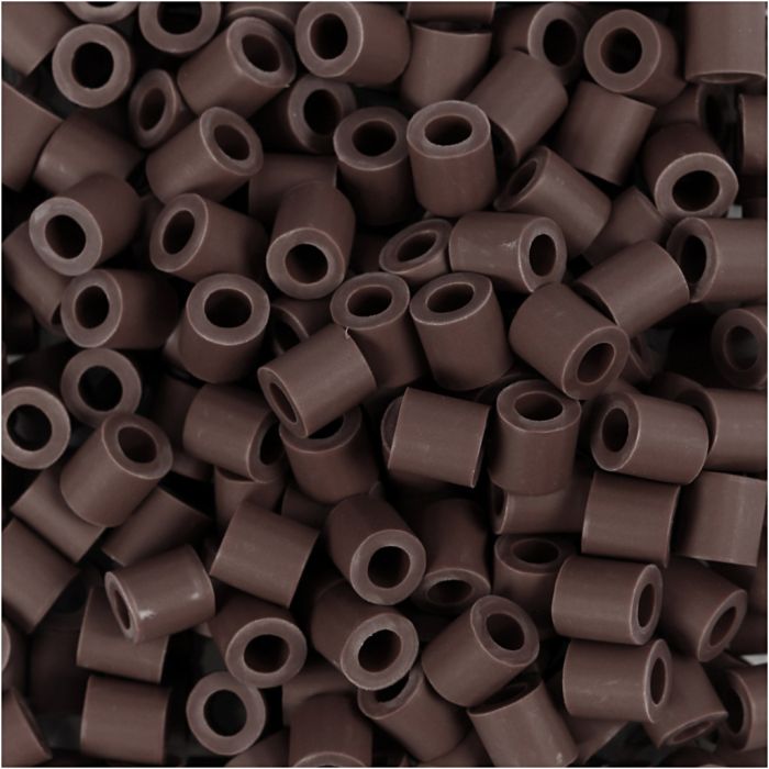 Perline NABBI BioBeads, misura 5x5 mm, misura buco 2,5 mm, medium, marrone, 3000 pz/ 1 conf.