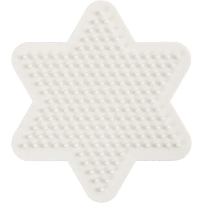 Pannello Forato NABBI BioBeads, stella, misura 9,8x9,8 cm, medium, 1 pz