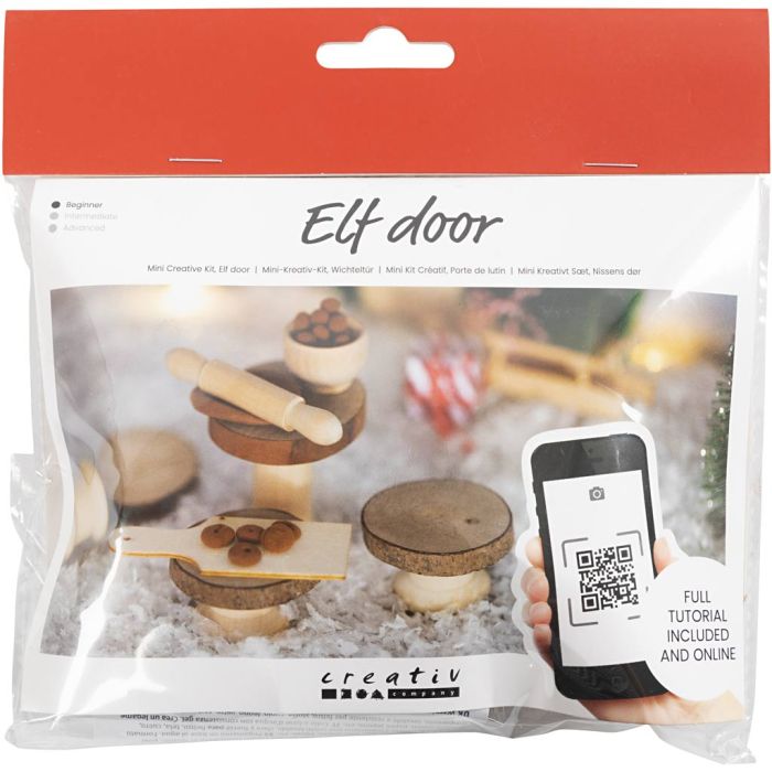 Kit Fai da te Mini Porta dell'elfo, Fare biscotti, 1 conf.
