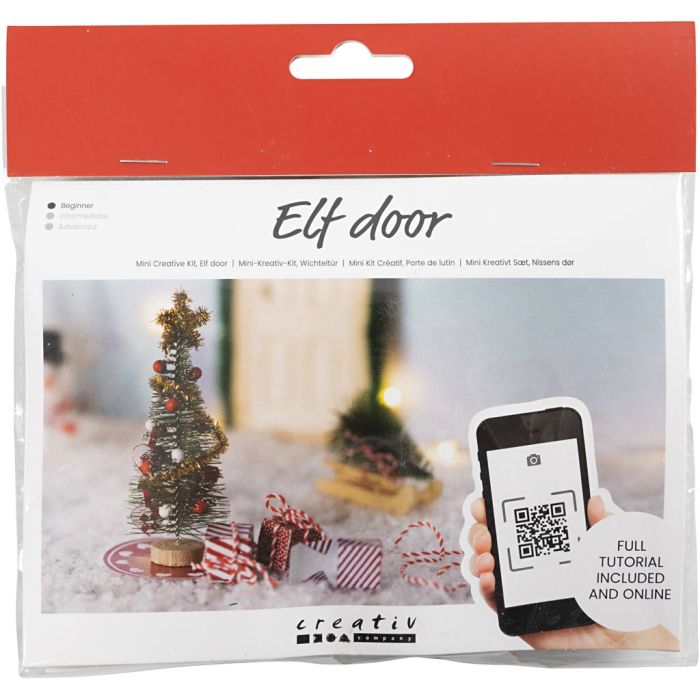 Kit Fai da te Mini Porta dell'elfo, Albero di Natale, 1 conf.