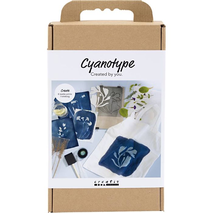 Kit Fai da te Cianotipia, Tessuto, blu, 1 conf.