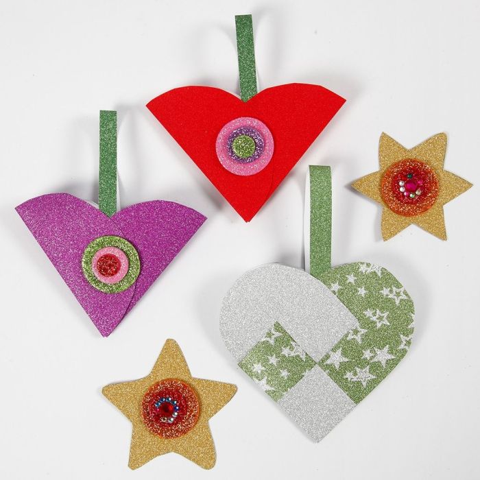 Decori natalizi glitter
