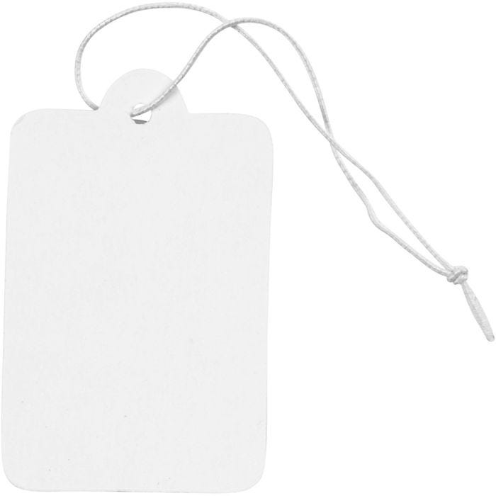 Etichette, misura 25x40 mm, bianco, 100 pz/ 1 conf.