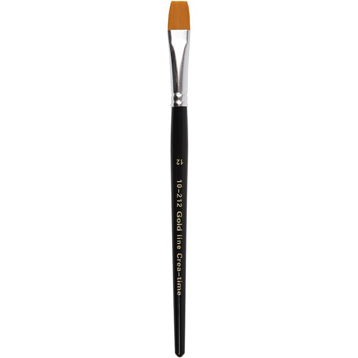 Pennelli Gold Line, 11, L: 19 cm, L: 9 mm, piatto, 6pz/ 1 conf.