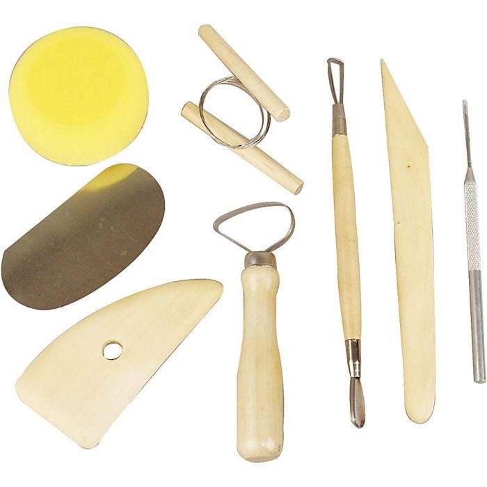 Kit per ceramica, 8pz/ 1 conf.