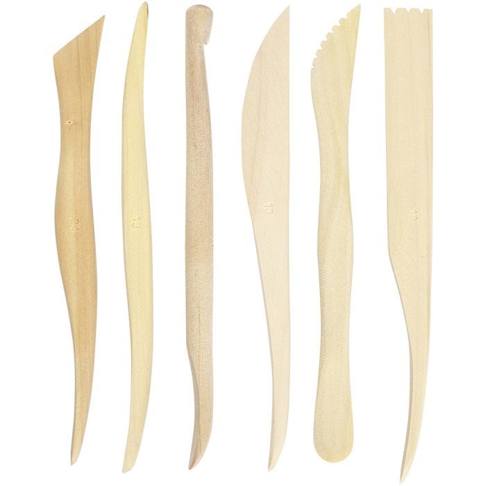 Attrezzi per modellare, L: 15 cm, 6pz/ 1 conf.