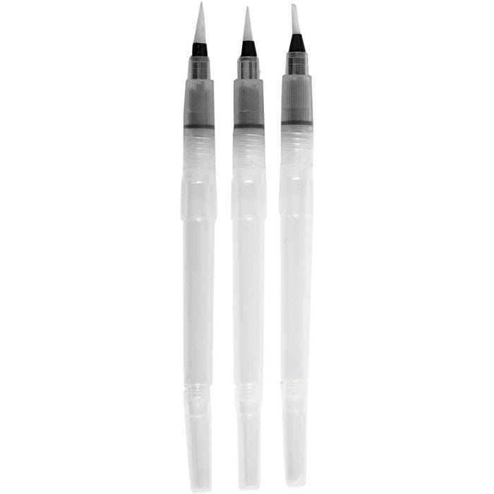 Pennelli ad Acqua, misura S+M+L, 10 ml, 3 pz/ 1 conf.
