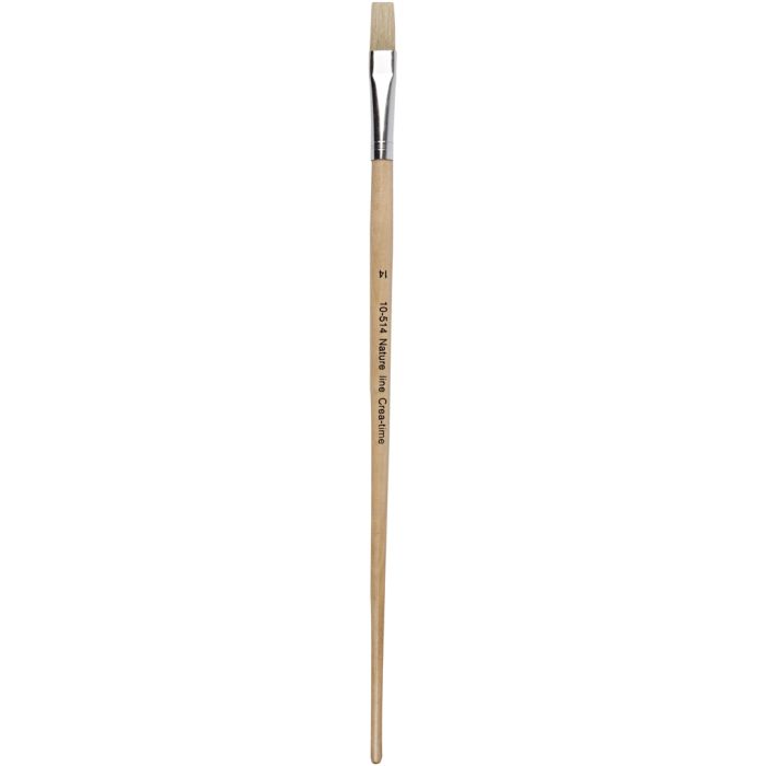 Pennello Nature Line, 14, L: 32 cm, L: 12 mm, manici lunghi, 12pz/ 1 conf.