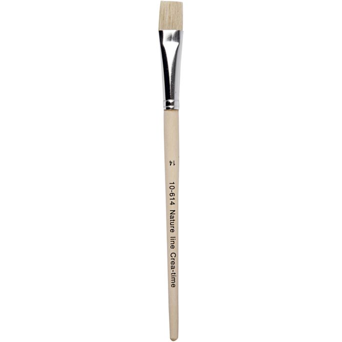 Pennello Nature Line, 14, L: 20 cm, L: 15 mm, piatto, 12pz/ 1 conf.