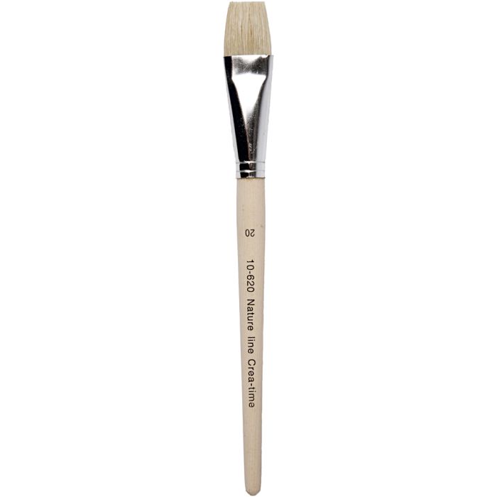 Pennello Nature Line, dim. 20, L: 20,5 cm, L: 20 mm, piatto, 12 pz/ 1 conf.