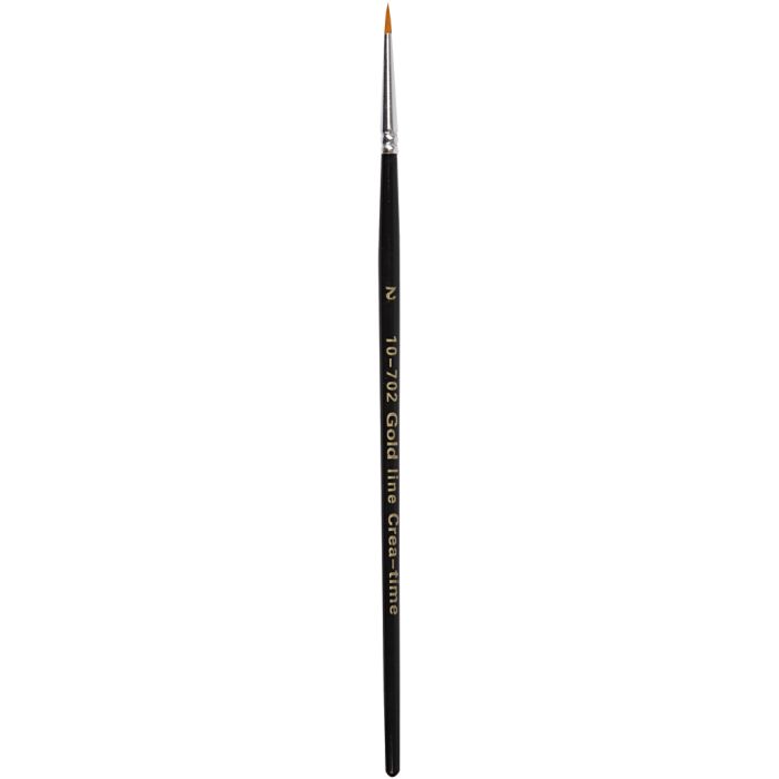 Pennelli Gold Line, 2, L: 17 cm, L: 2 mm, rotondo, 12pz/ 1 conf.