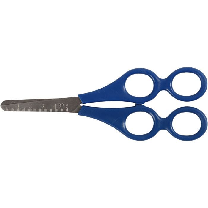 Forbici con quattro buchi, L: 17 cm, 1 pz