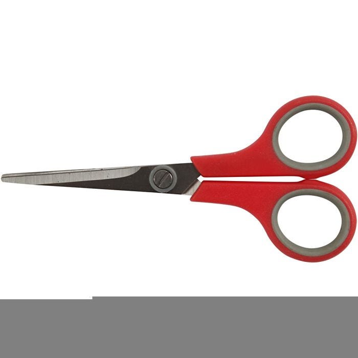 Forbici per Bambini, L: 14 cm, destrimani &amp; mancini, 12 pz/ 1 conf.