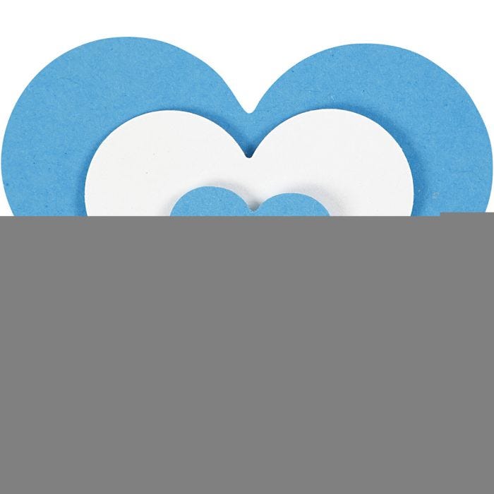 Set perforatori creativi, cuore, misura 25+49+75 mm, 3 pz/ 1 conf.