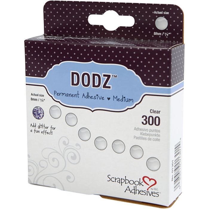 Punti colla Dodz, diam 8 mm, spess. 0,5 mm, medio, 300 pz/ 1 conf.