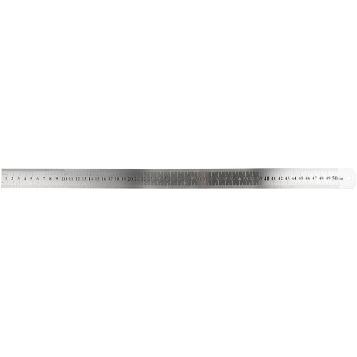 Righello, L: 50 cm, 1 pz