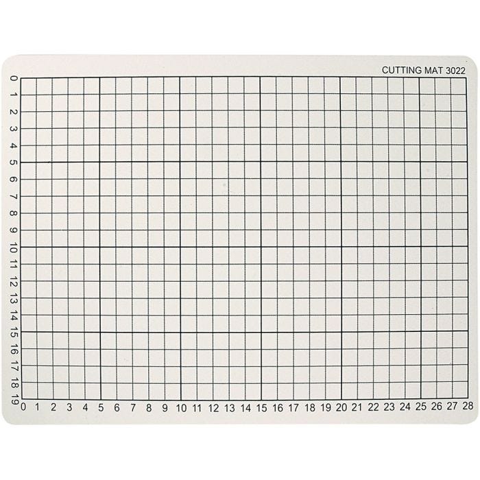Tappetino per tagliare, misura 22x30 cm, spess. 3 mm, 1 pz