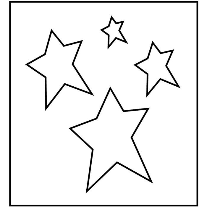 Fustella in acciaio, stella, misura 14x15,25 cm, spess. 15 mm, 1 pz